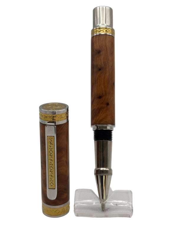 Crest Rollerball Pen - Thuya Burl