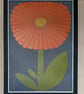 Mid Century Daisy Print A3 - Image 2