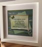 Inspirational Quote Framed Art: Handmade Butterfly Decor - Image 3