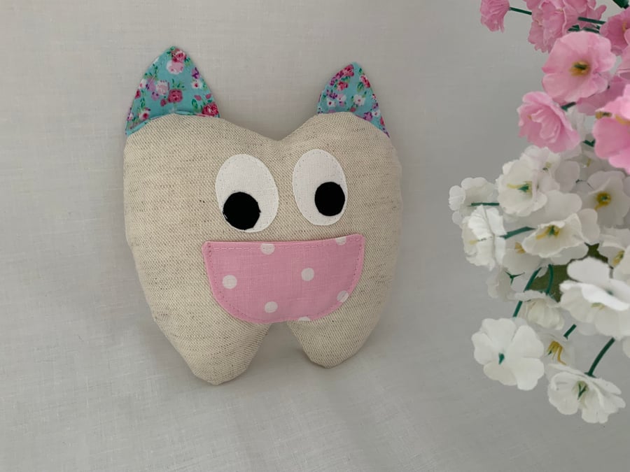 Perfectly Imperfect, Tooth Fairy Monster, Tooth Fairy Pillow, Childrens Gift