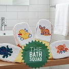 Bath time fun, the bath squad