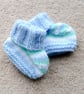 KNITTING PATTERN PDF Plain or Striped Bootees