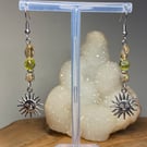 Amanda - Citrine & Sun Earrings 