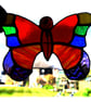 Giant Butterfly Garden Decoration Stained Glass Suncatcher - Image 6