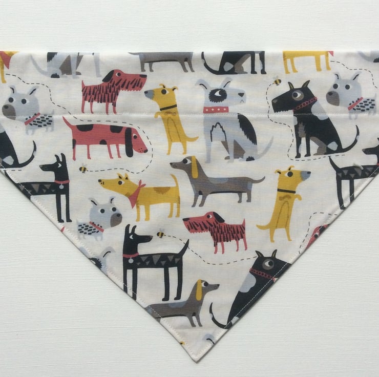 Large dog bandana clearance collar