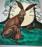 The Blessing Greetings Card (Pagan, Wiccan, Hare, Easter, Ostara) - Image 3