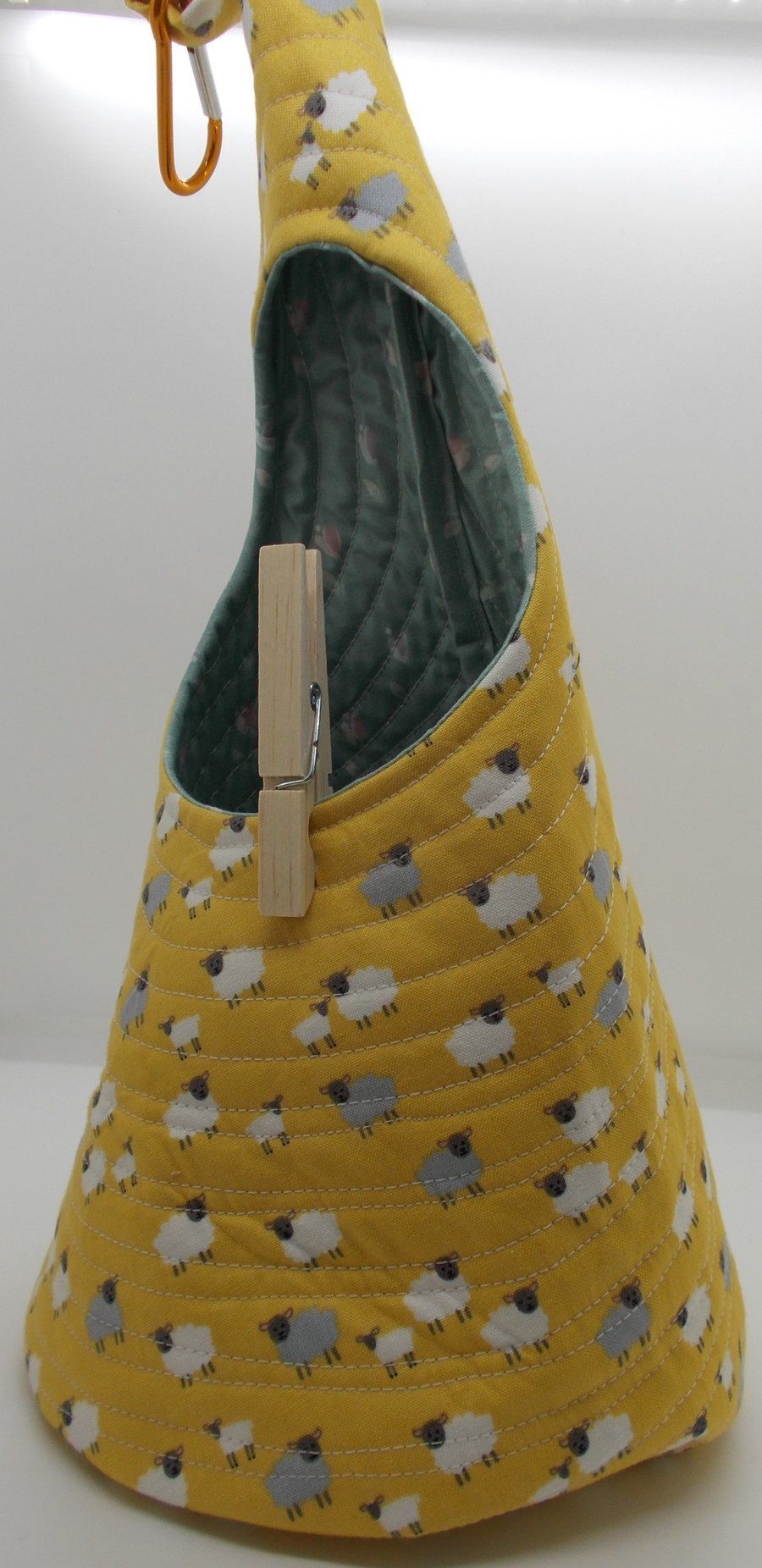 Peg Bag - Ewe Mustard