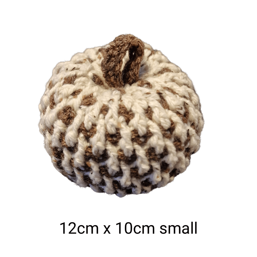 Handmade Crocheted Textured Pumpkin Made to Order