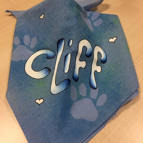CUSTOMISED DOG BANDANA