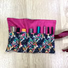 Make up wrap, cosmetic bag in wrap form 