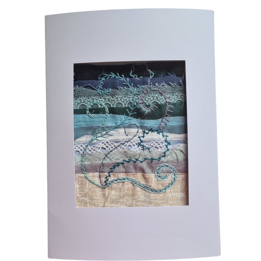 Layer & Stitch Embroidery Kit – Waves