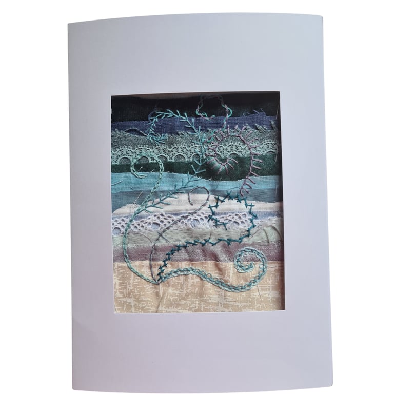 Layer & Stitch Embroidery Kit – Waves