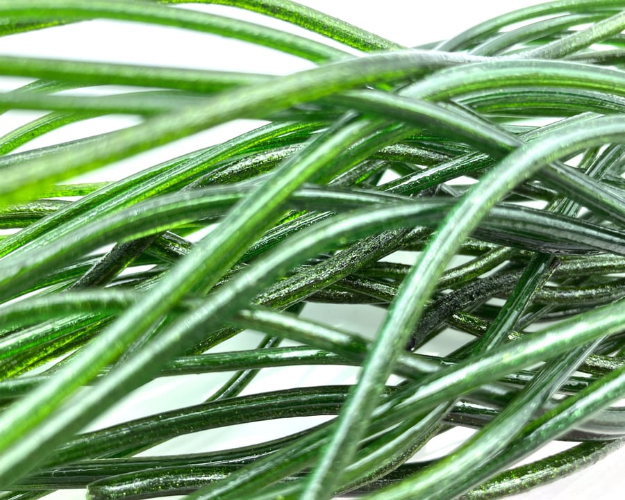 150g Aventurine Green Bullseye 90 coe glass Vitrigraph stringers