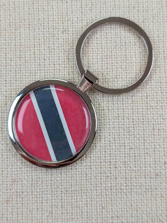 Trinidad & Tobago Flag Keyring