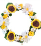 Knitting pattern for Summer Flowers Wreath, Digital Pattern - Image 1