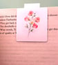 Sweet Pea Magnetic Bookmark, Handmade Botanical Bookmark Gift for Readers.