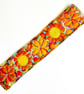Handmade Embroidered Fabric Bookmark Textile Art Book Lover Gift 