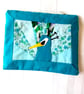 Padded case for phone, kindle etc.  Peacock bag - Image 2