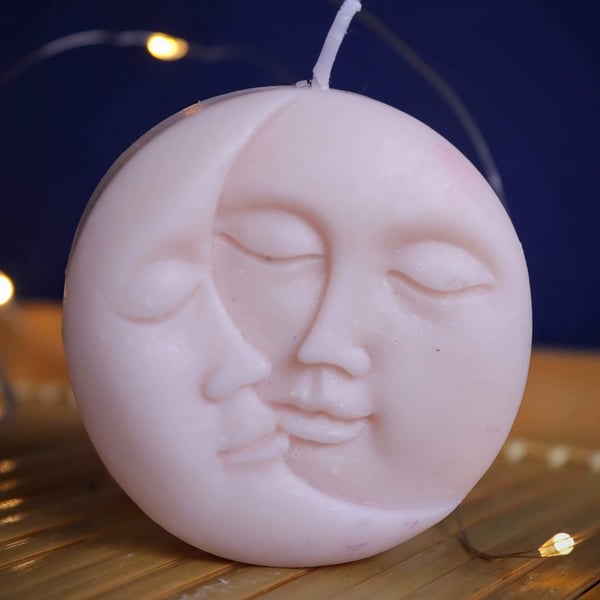 Candle Moon and Sun organic soya candle