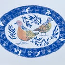 Peace Plate - Lino Cut
