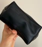 Lined Inner Tube Bag - Dark Pink Zip & Maroon Cyclist Lining - Image 6