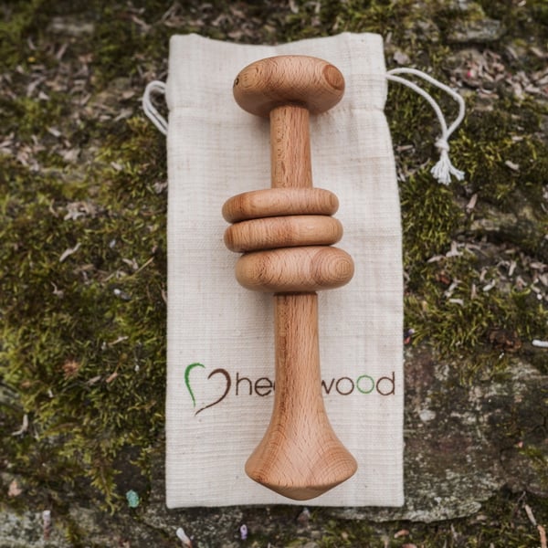 Personalised Handmade Wooden Baby Rattle
