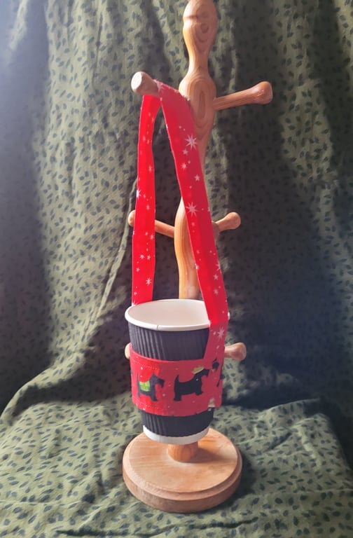 Takeaway coffee carrier - scottie dogs