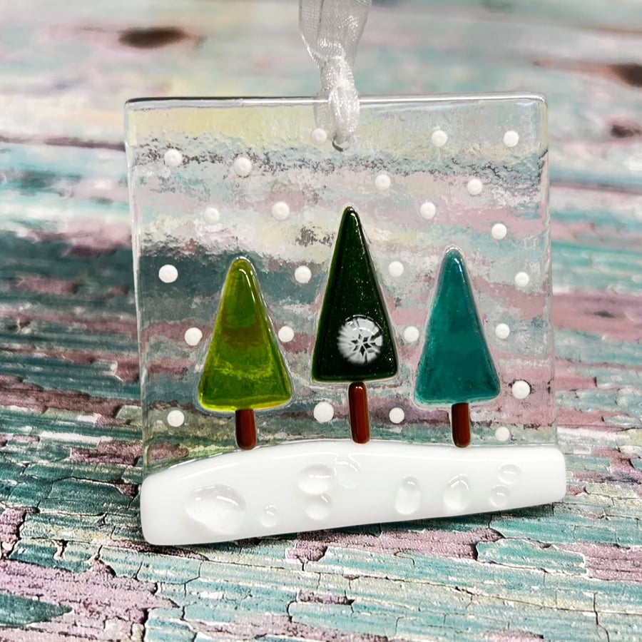 Snow Scene Christmas decoration