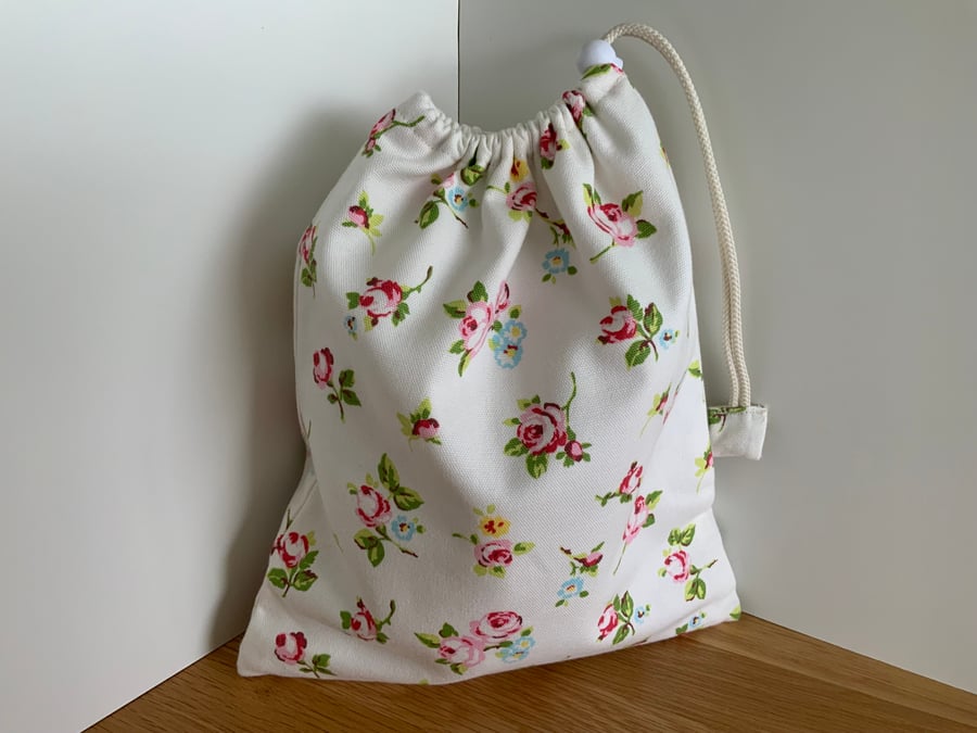 Drawstring Wash Bag, Toiletry Bag, Sponge Bag, Waterproof lining, Wash bag