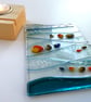 Fused Glass Tropical Fish Tealight Panel: Colorful Underwater Art - Image 7