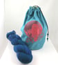 Owl Embroidered Project Bag - Image 1