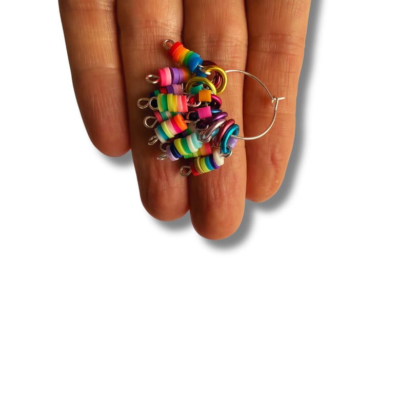 Candy coloured stitch markers - Sweetie Pops