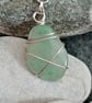 Wire-wrapped natural Aventurine Tumble Stone  - Image 1