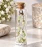 Bowenite Gemstone Bracelet in a Message Bottle