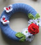 Summer wreath. Crochet wreath pattern. Photo tutorial. PDF pattern.  - Image 1