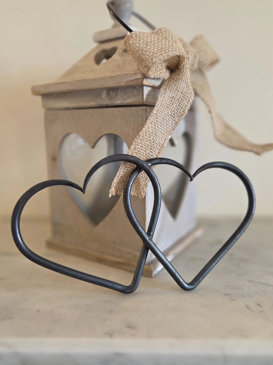 Forged Love Hearts Birthday Anniversary Wedding Christmas Gift