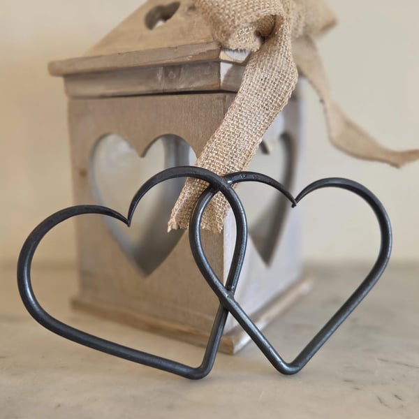 Forged Love Hearts Birthday Anniversary Wedding Christmas Gift