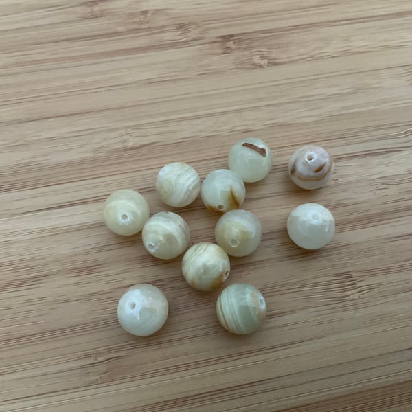 12mm Natural Jade Gemstone Beads, Jewellery Making, Natural Jade, Gemstone Beads