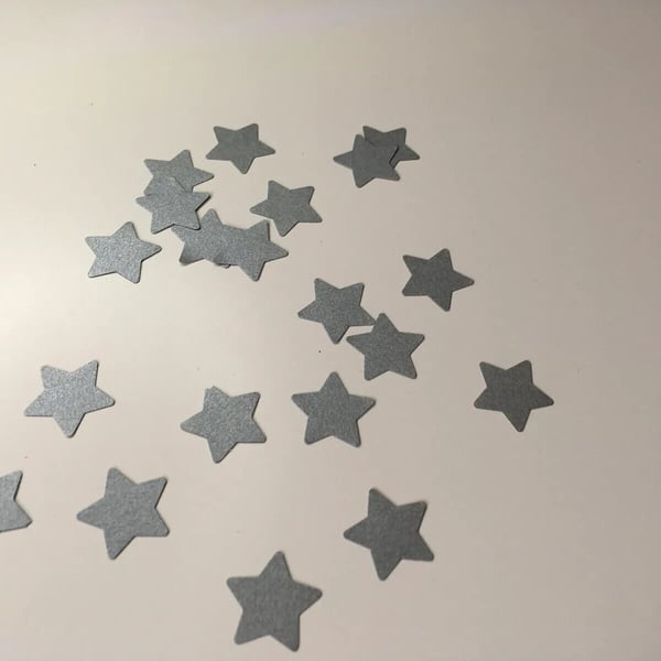 Silver Star confetti