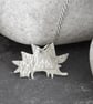 Hedgehog pendant in sterling silver - Image 3