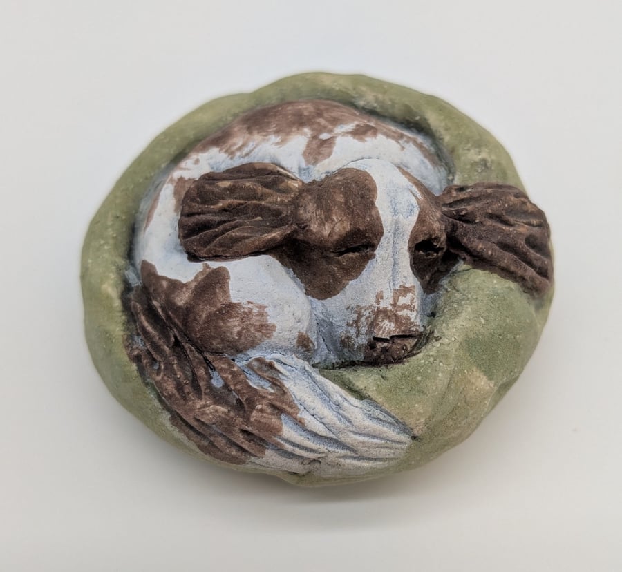 Yorkshire Pudding Spaniel Mini Sculpture