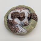 Yorkshire Pudding Spaniel Mini Sculpture