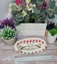 Glasses or trinket basket, hand crocheted  - Image 3