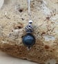 Minimalist Rainbow Obsidian pendant. Reiki jewellery - Image 2