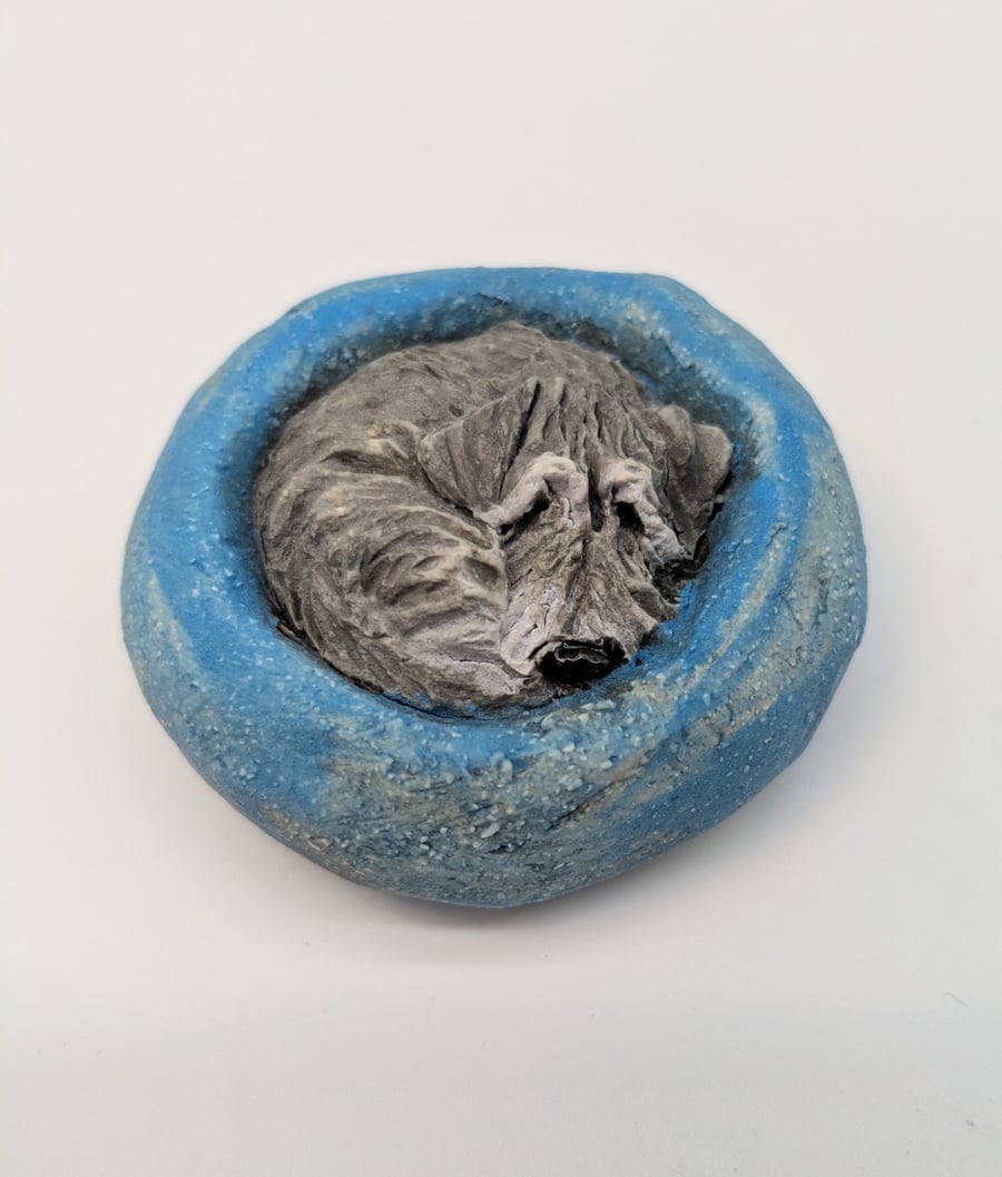 Yorkshire Pudding Schnauzer Mini Sculpture