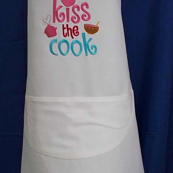 Embroidered adults apron