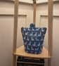 White Ducks on Blue Canvas, Doorstop