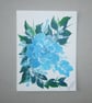 original small formal acrylic floral painting ( ref FA 6 M3 )This 
