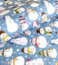 Cheerful Snowmen Gift Wrap & Tag (Matching Card) - Image 1