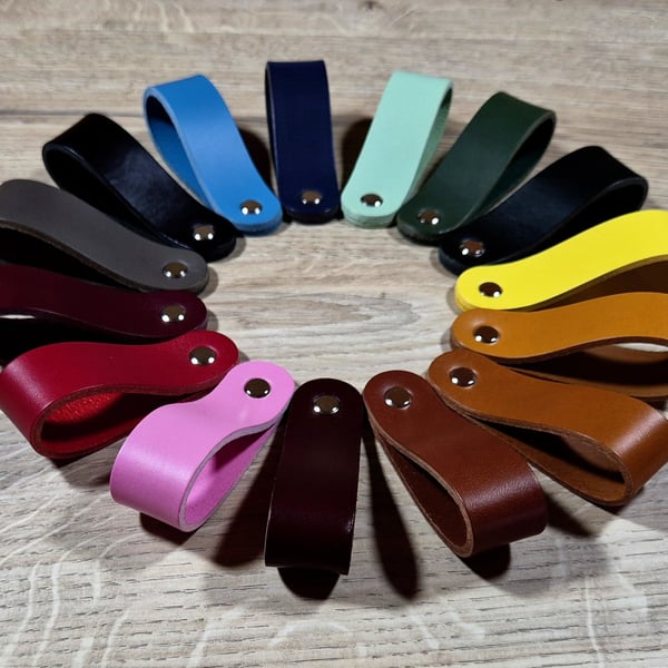 Handcrafted Leather Pull (9 Sizes to choose from)